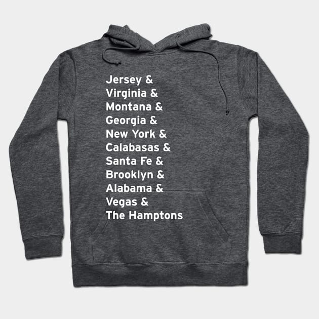 The Album Places Hoodie by MickeysCloset